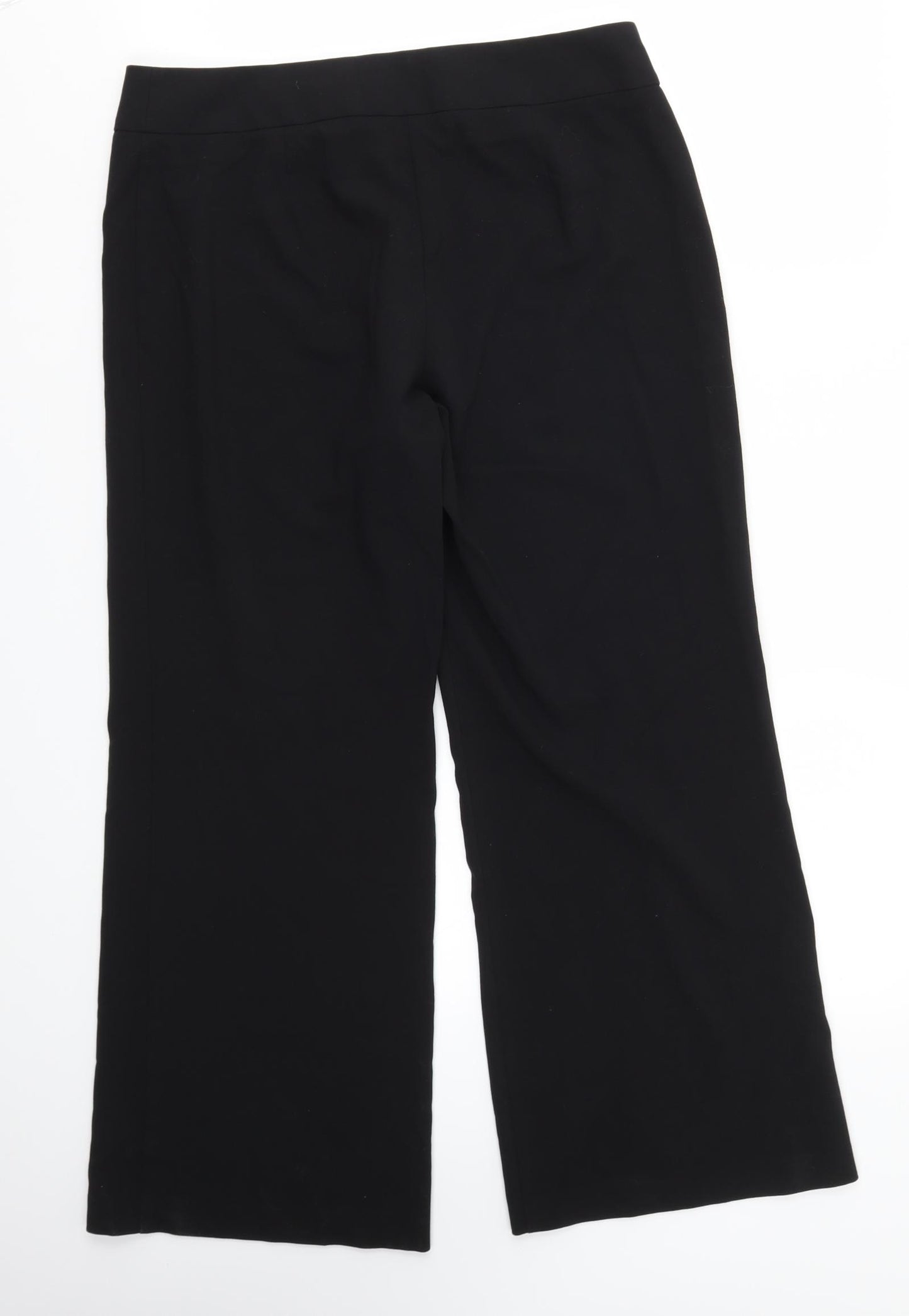 M&S Womens Black   Trousers  Size 12 L27 in