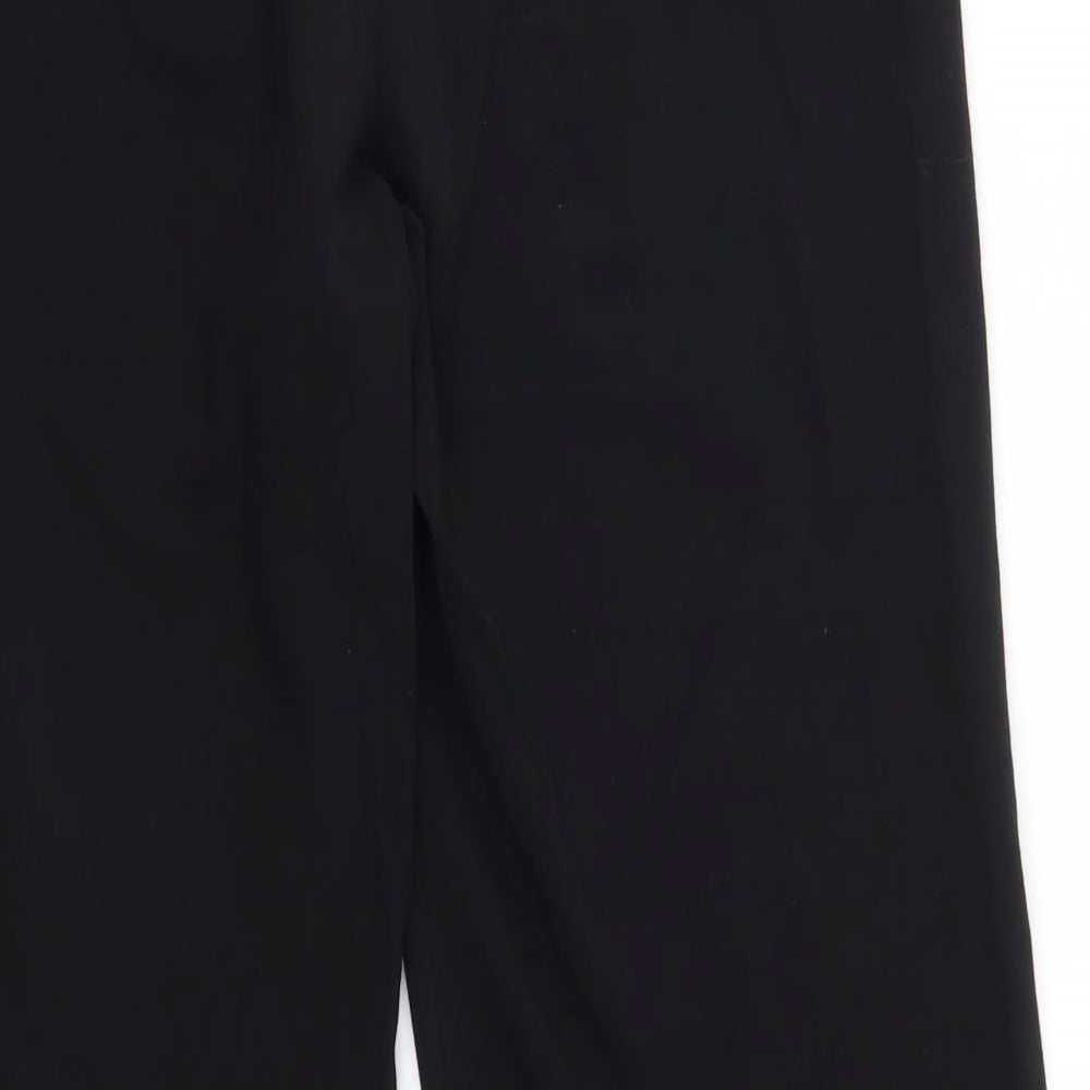 M&S Womens Black   Trousers  Size 12 L27 in