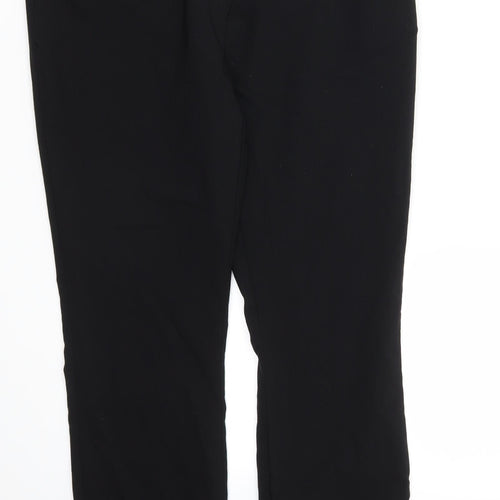 Papaya Womens Black   Trousers  Size 14 L29 in