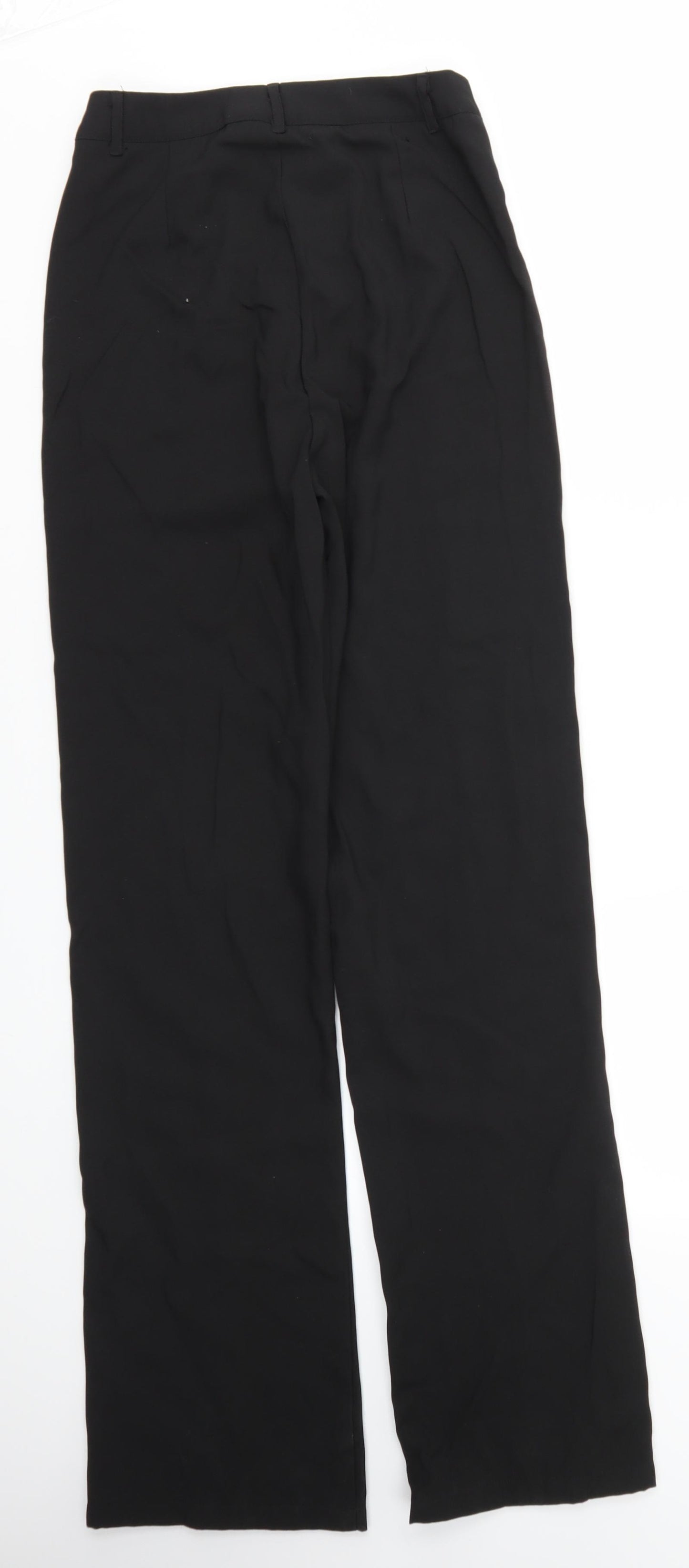 PRETTYLITTLETHING Womens Black   Trousers  Size 8 L33 in