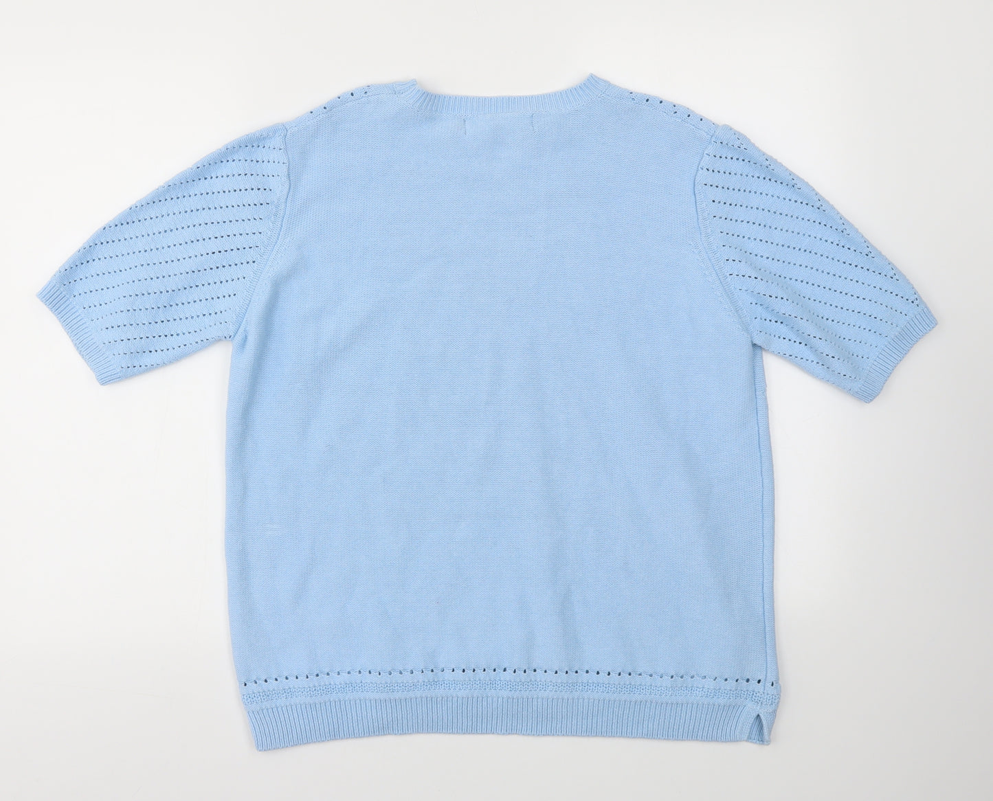 ISLE Womens Blue   Pullover Jumper Size L