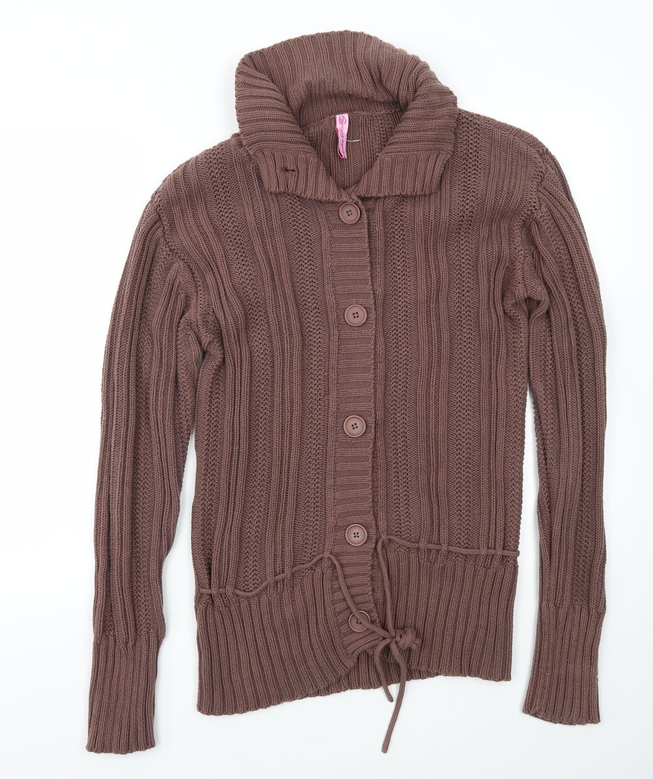 Preworn Womens Brown   Cardigan Jumper Size 18
