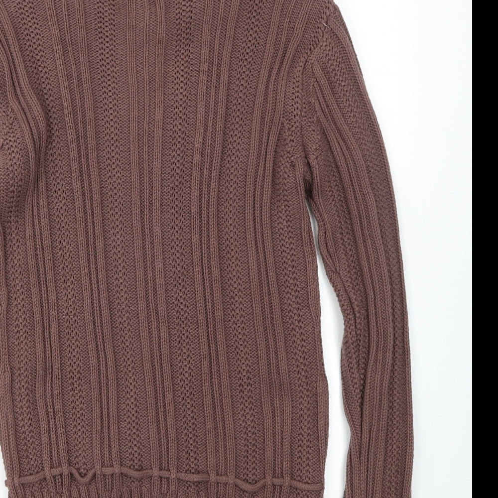 Preworn Womens Brown   Cardigan Jumper Size 18