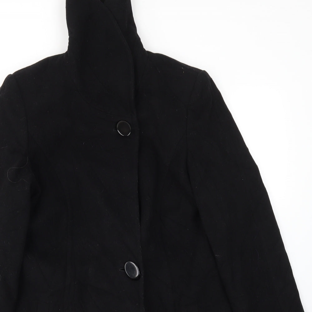 Jacques Vert Womens Black   Jacket Coat Size 10