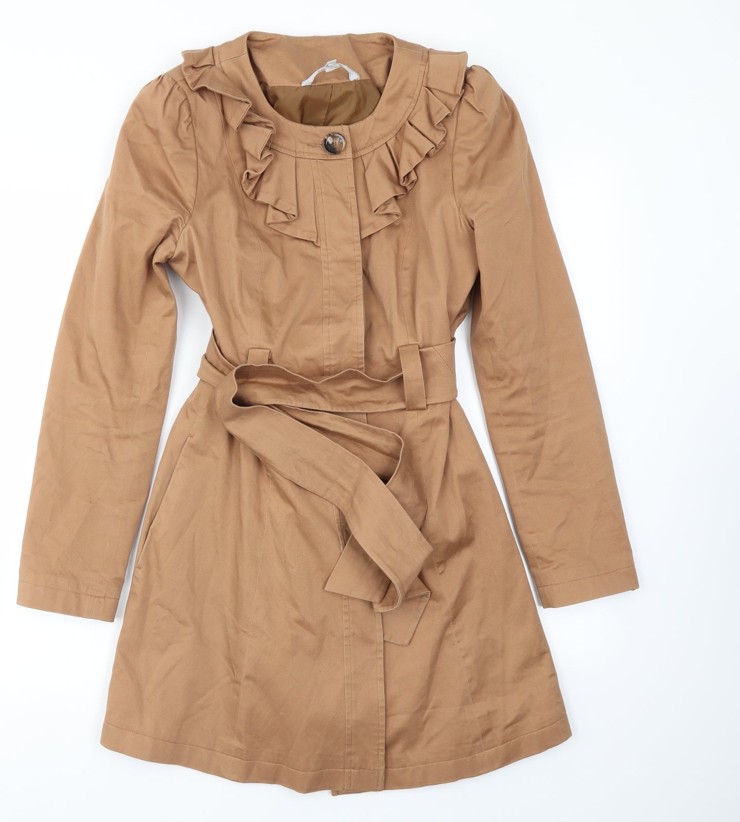Debenhams Womens Brown   Jacket Coat Size 10
