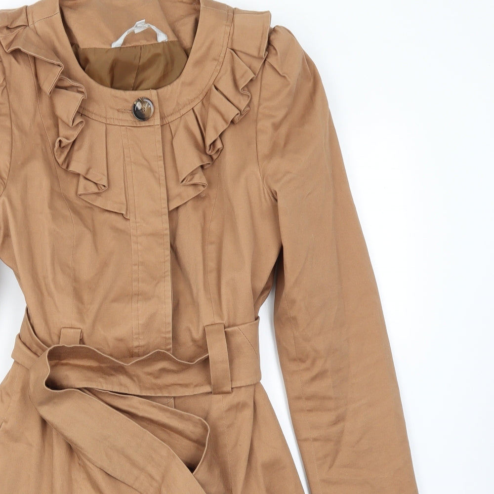 Debenhams Womens Brown   Jacket Coat Size 10