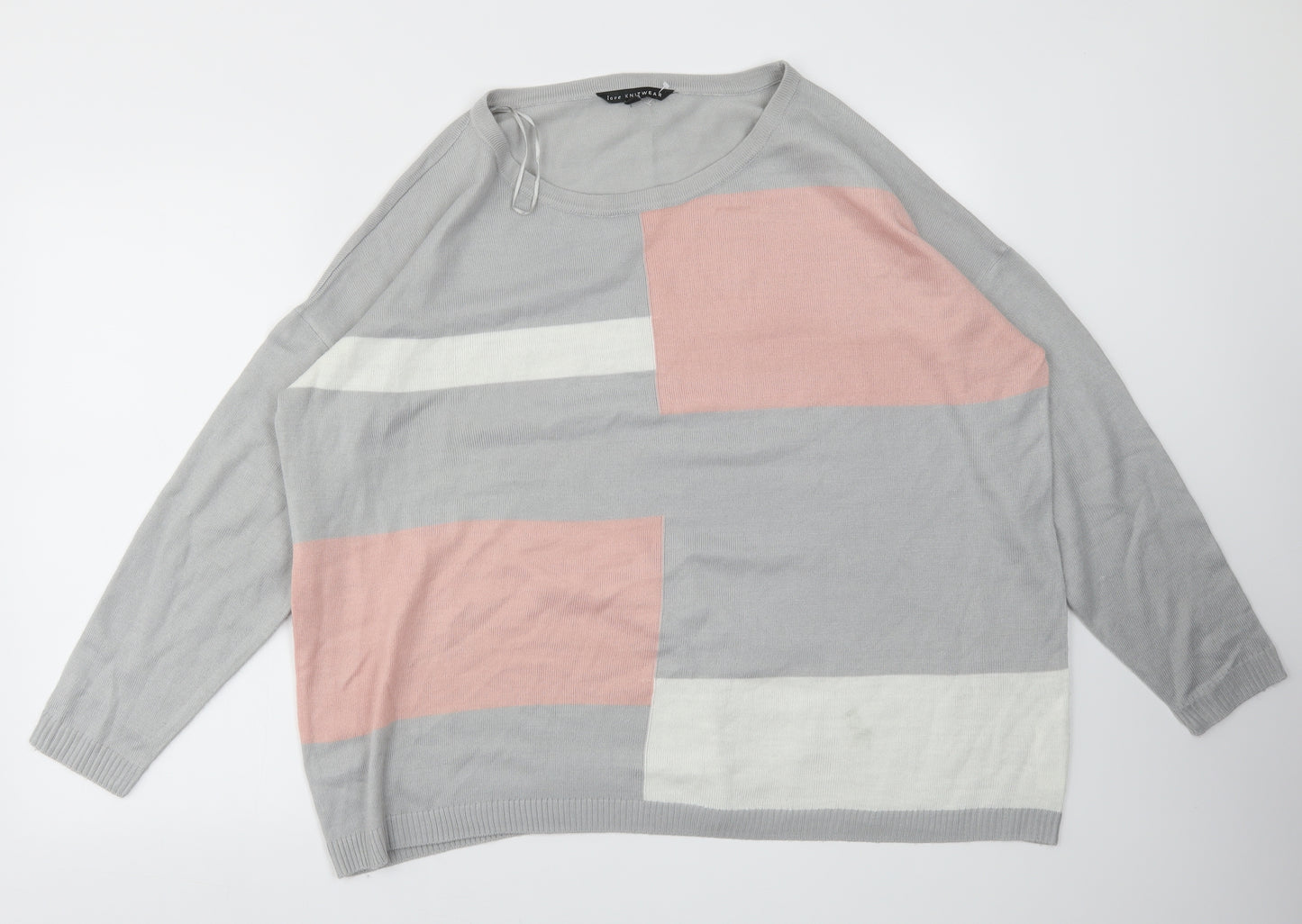 love knitwear Womens Multicoloured   Pullover Jumper Size 18