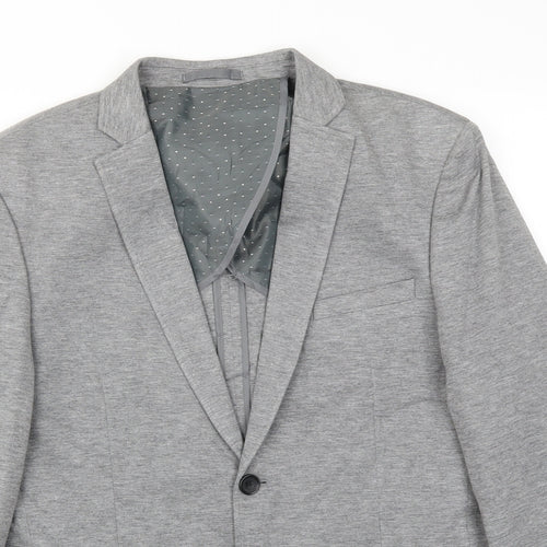 EASY  Womens Grey   Jacket Blazer Size L