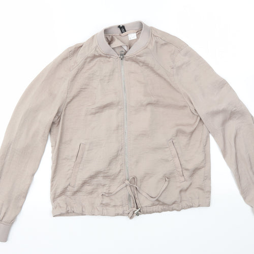 H&M Womens Beige   Jacket  Size 4