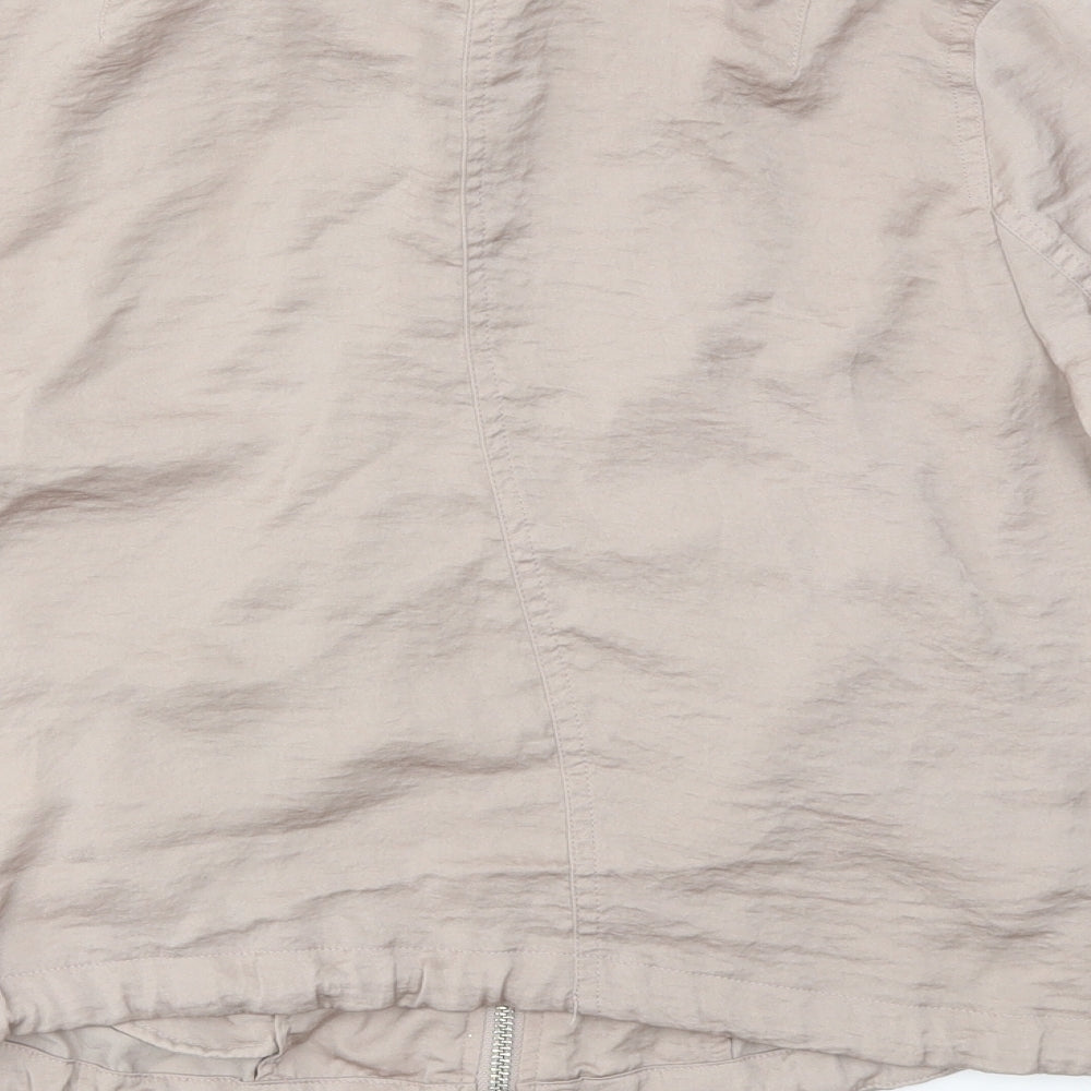 H&M Womens Beige   Jacket  Size 4