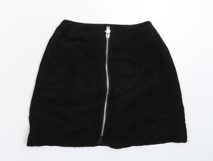 Divided Womens Black A-Line Skirt Size 6