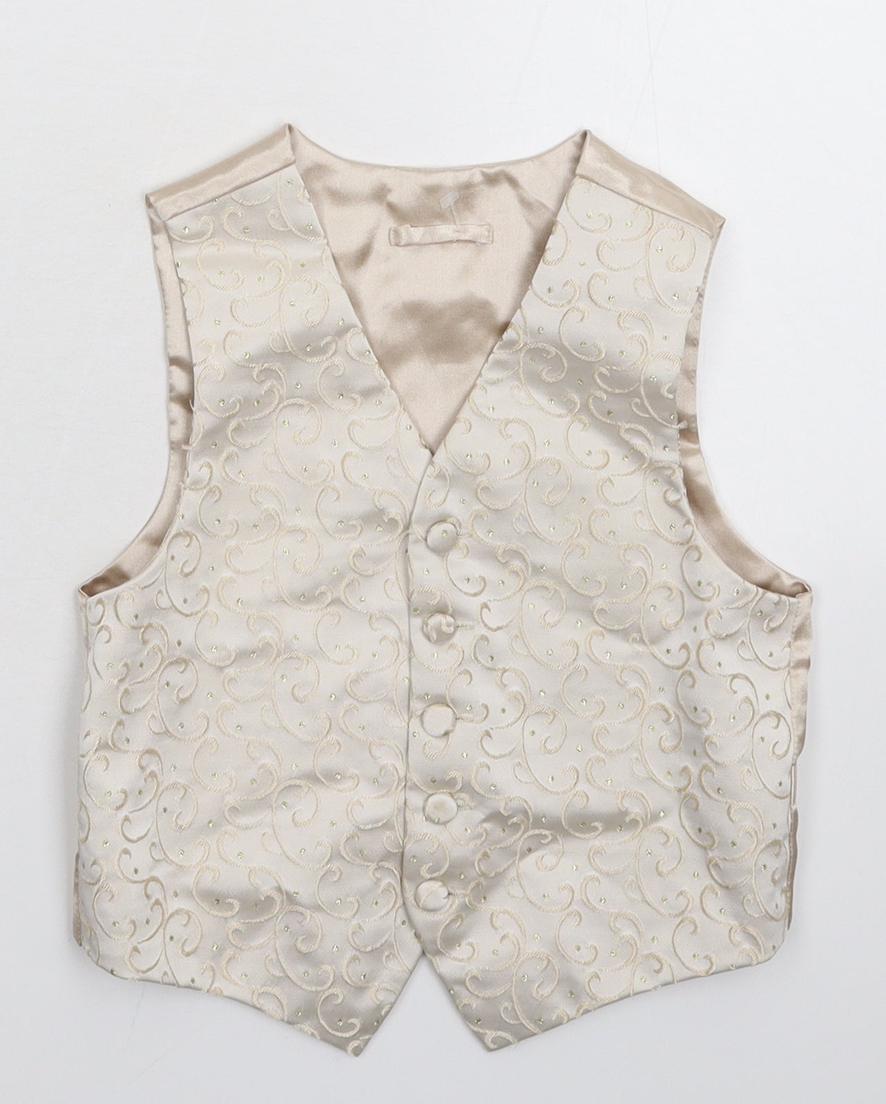 BHS Boys Grey   Gilet Waistcoat Size 5-6 Years