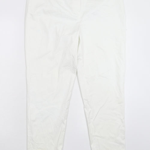 Preworn Mens White   Chino Trousers Size 33 in L28 in