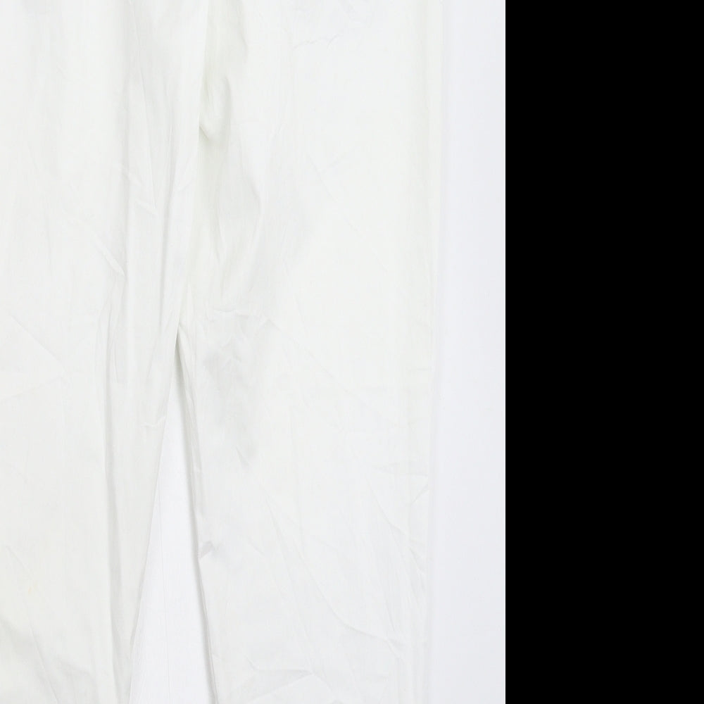 Preworn Mens White   Chino Trousers Size 33 in L28 in