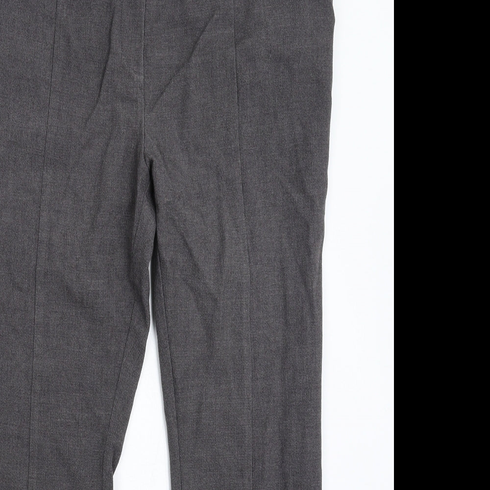 Per Una Womens Grey   Trousers  Size 16 L28 in