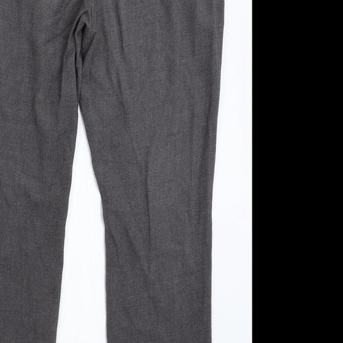 Per Una Womens Grey   Trousers  Size 16 L28 in
