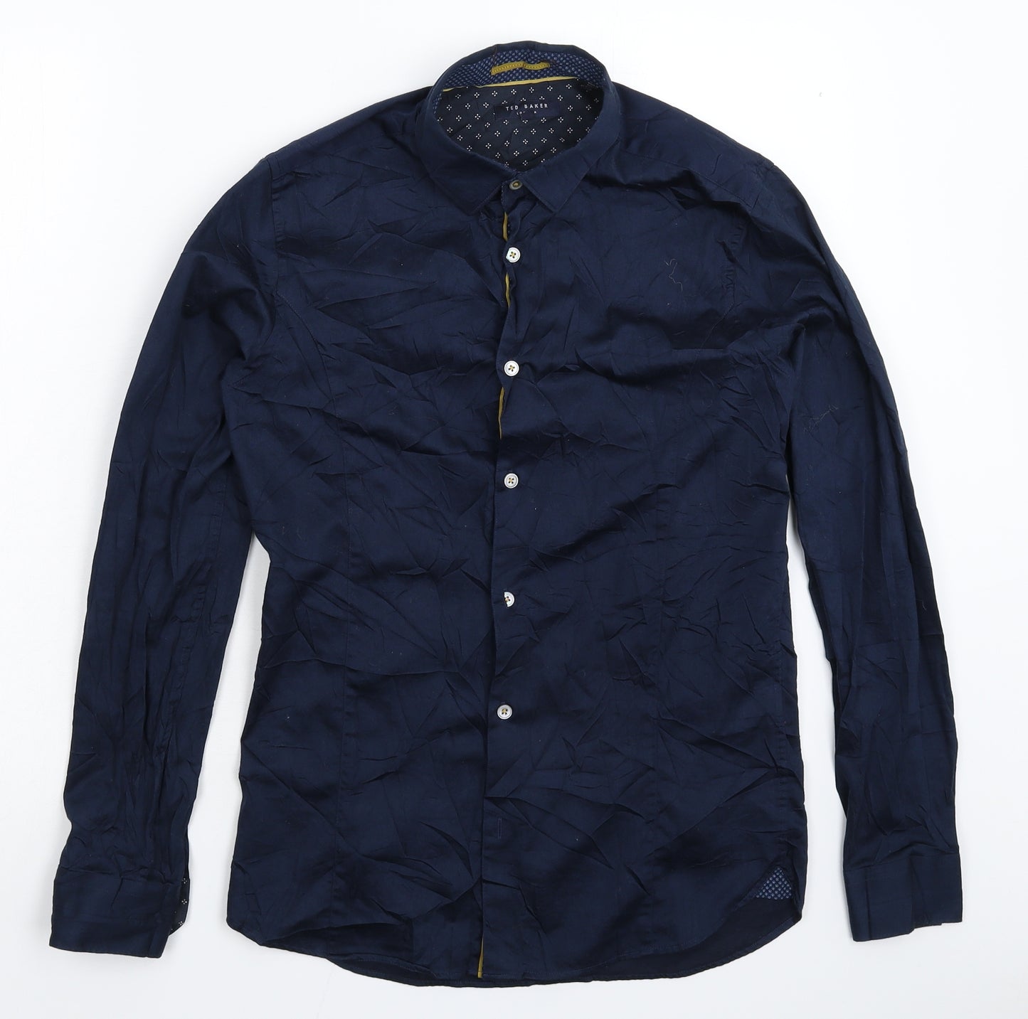 Ted Baker Mens Blue    Button-Up Size S