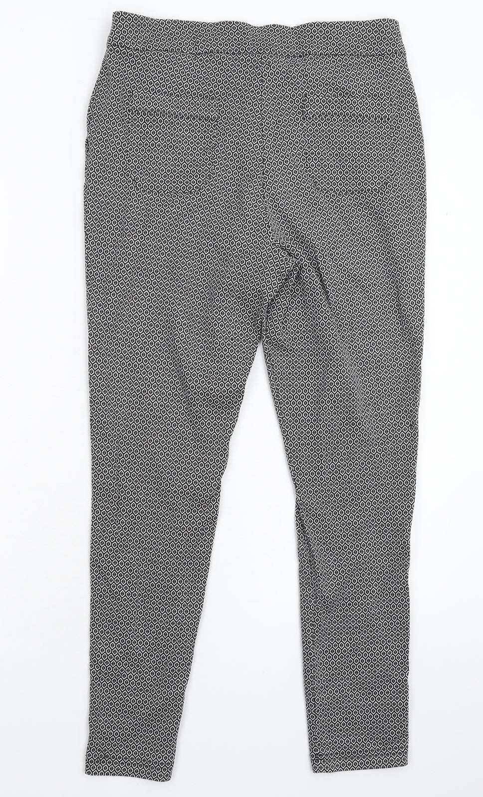 TU Womens Multicoloured Geometric  Trousers  Size 12 L28 in