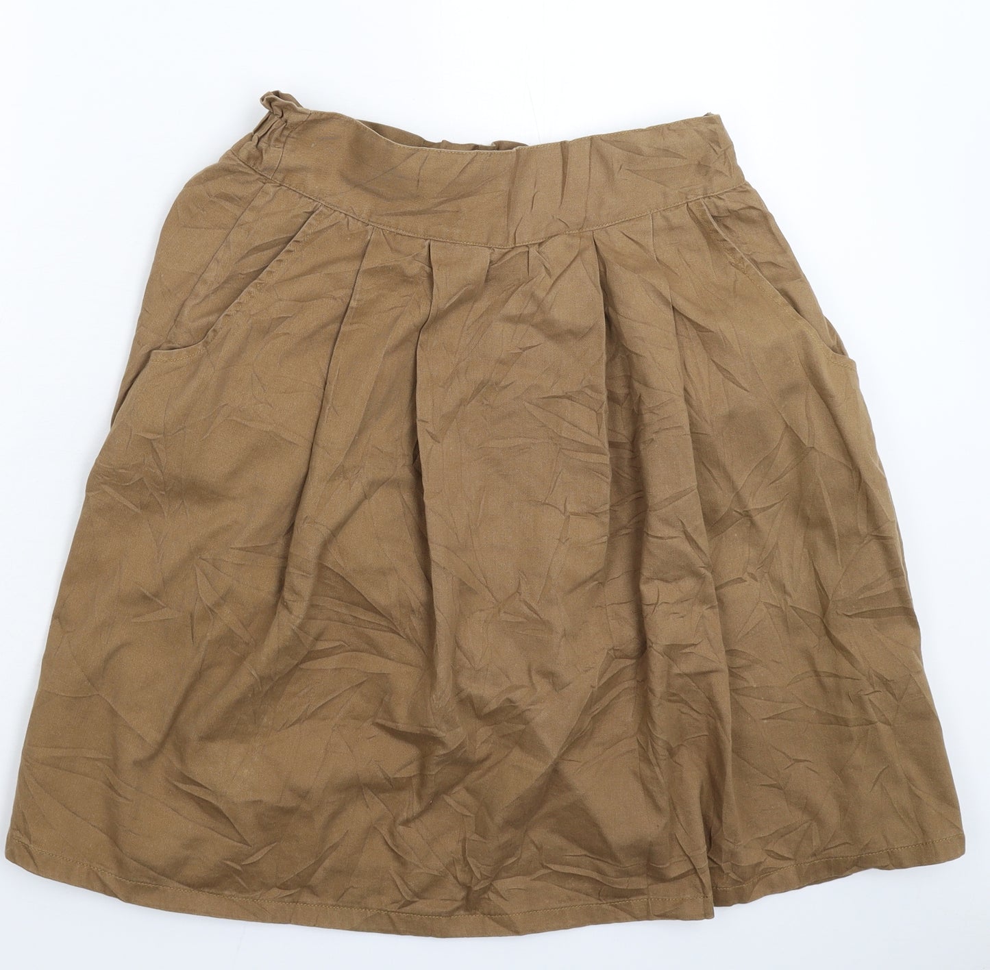 Fat Face Womens Grey   Pleated Skirt Size 12