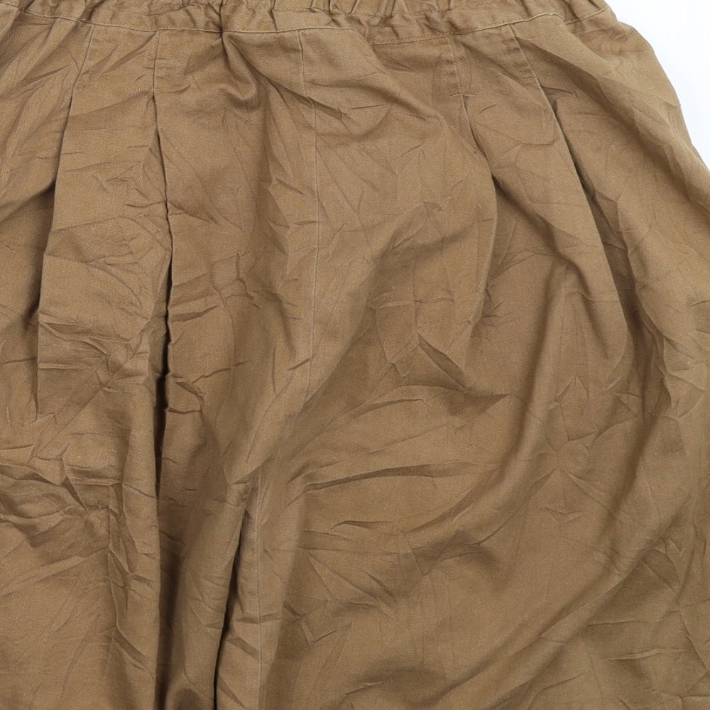 Fat Face Womens Grey   Pleated Skirt Size 12