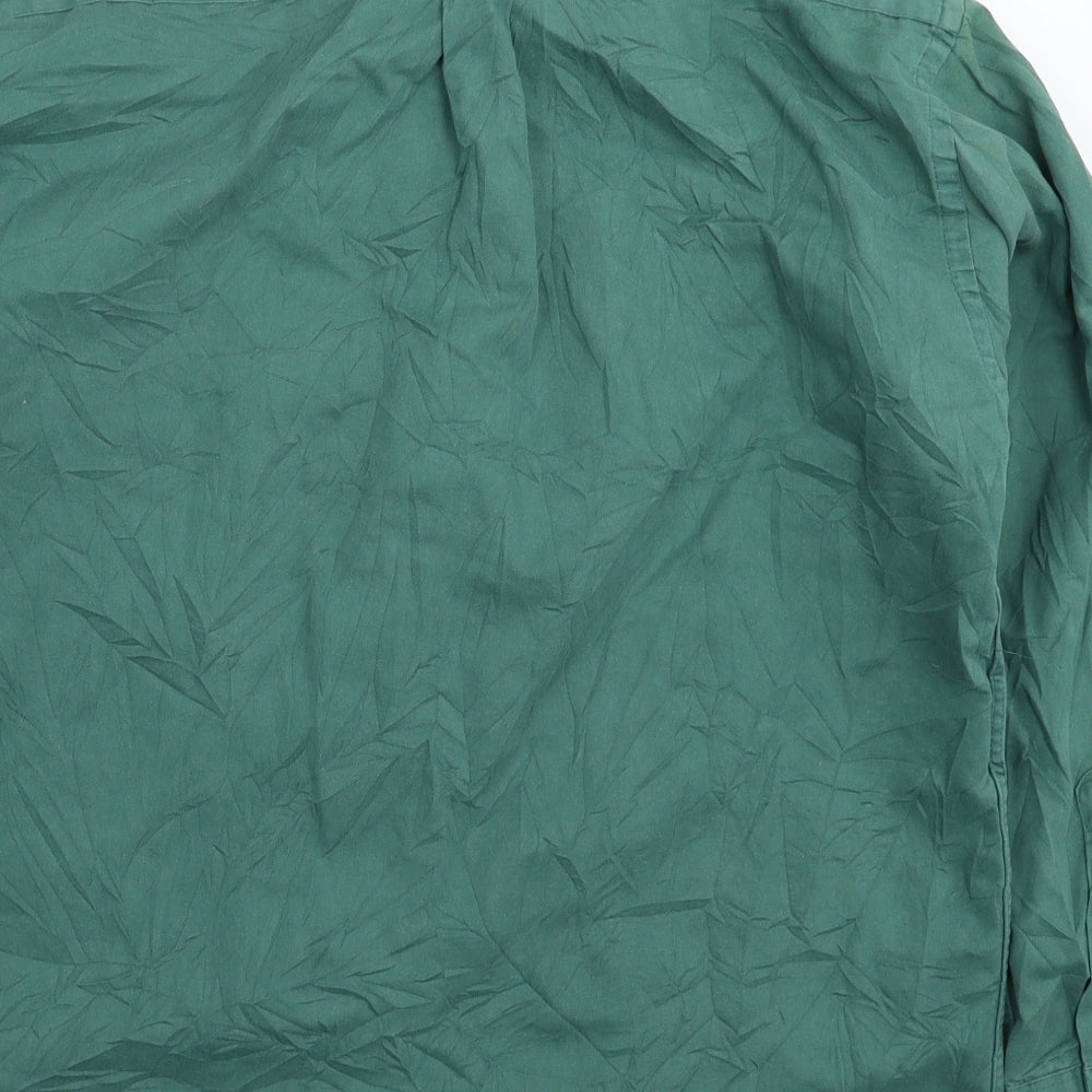 Marks and Spencer Mens Green    Button-Up Size M