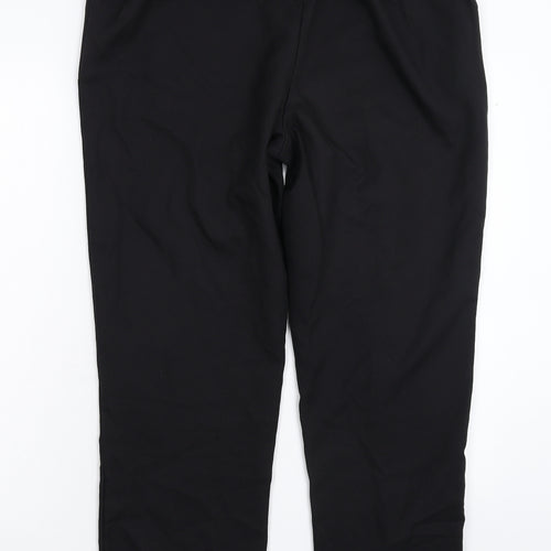 Papaya Womens Black   Trousers  Size 14 L28 in