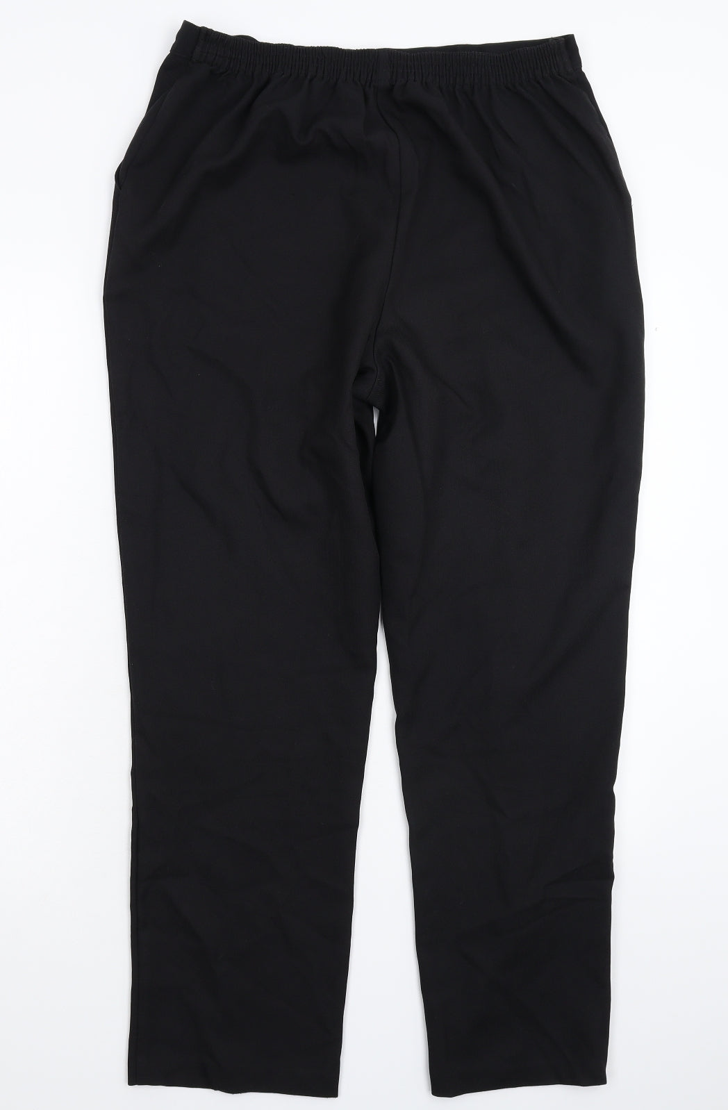 Papaya Womens Black   Trousers  Size 14 L28 in