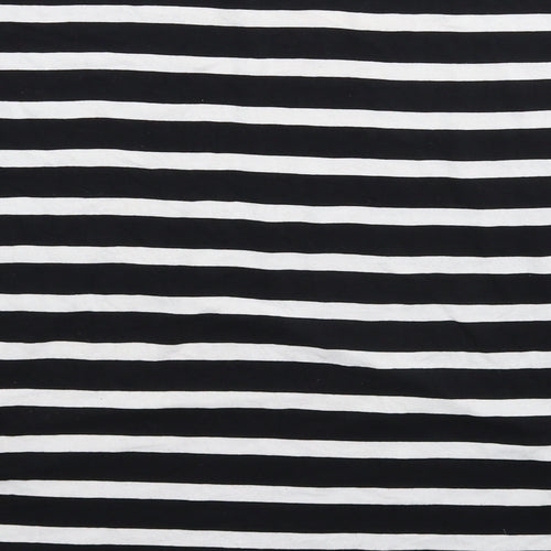 Atmosphere Womens Multicoloured Striped  Basic T-Shirt Size 8  - Oversized