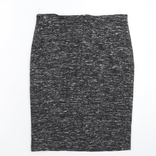 Marks and Spencer Womens Grey  Knit Straight & Pencil Skirt Size 12