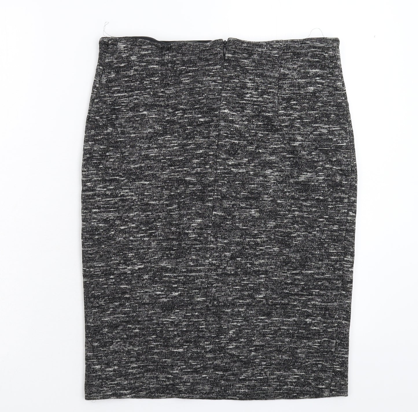 Marks and Spencer Womens Grey  Knit Straight & Pencil Skirt Size 12