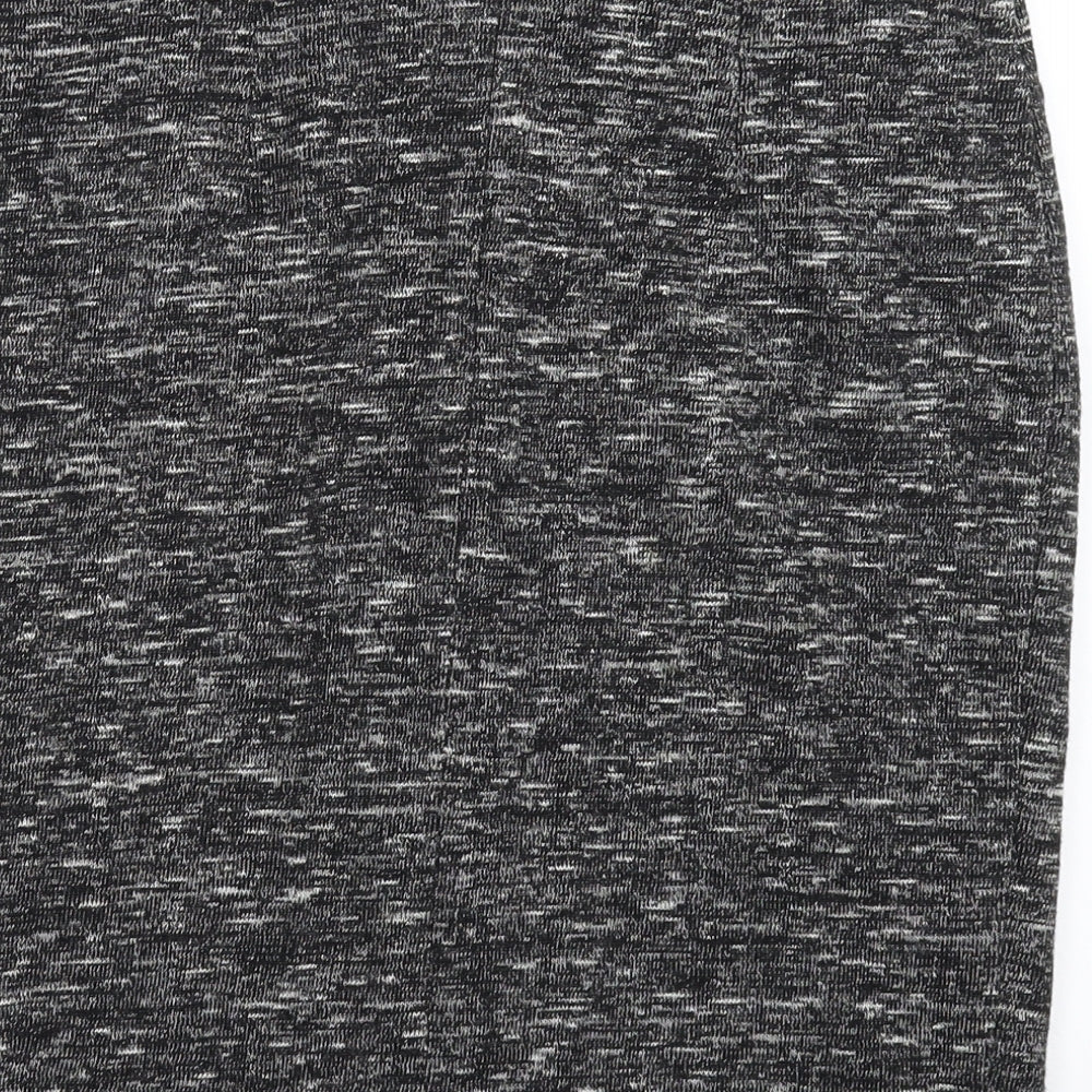 Marks and Spencer Womens Grey  Knit Straight & Pencil Skirt Size 12