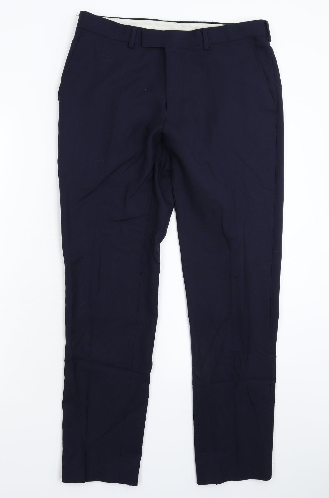 Marks and Spencer Mens Blue   Dress Pants Trousers Size 32 L28 in