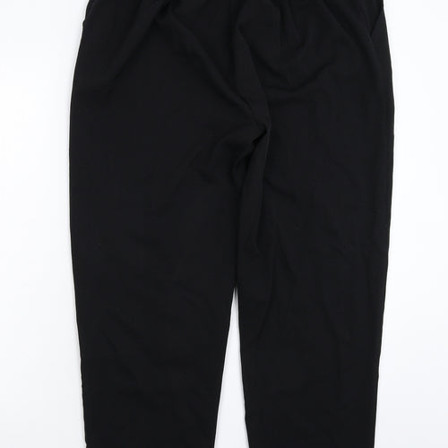 Preworn Womens Black   Trousers  Size 22 L26 in