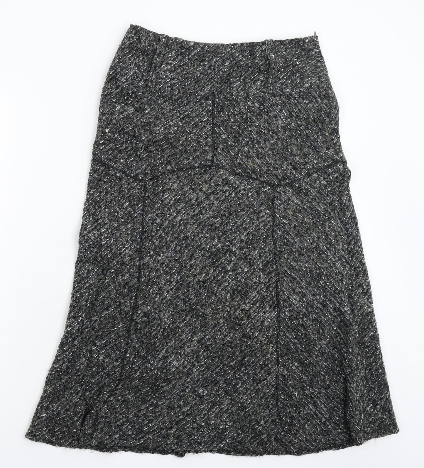 Marks and Spencer Womens Grey  Knit Maxi Skirt Size 10