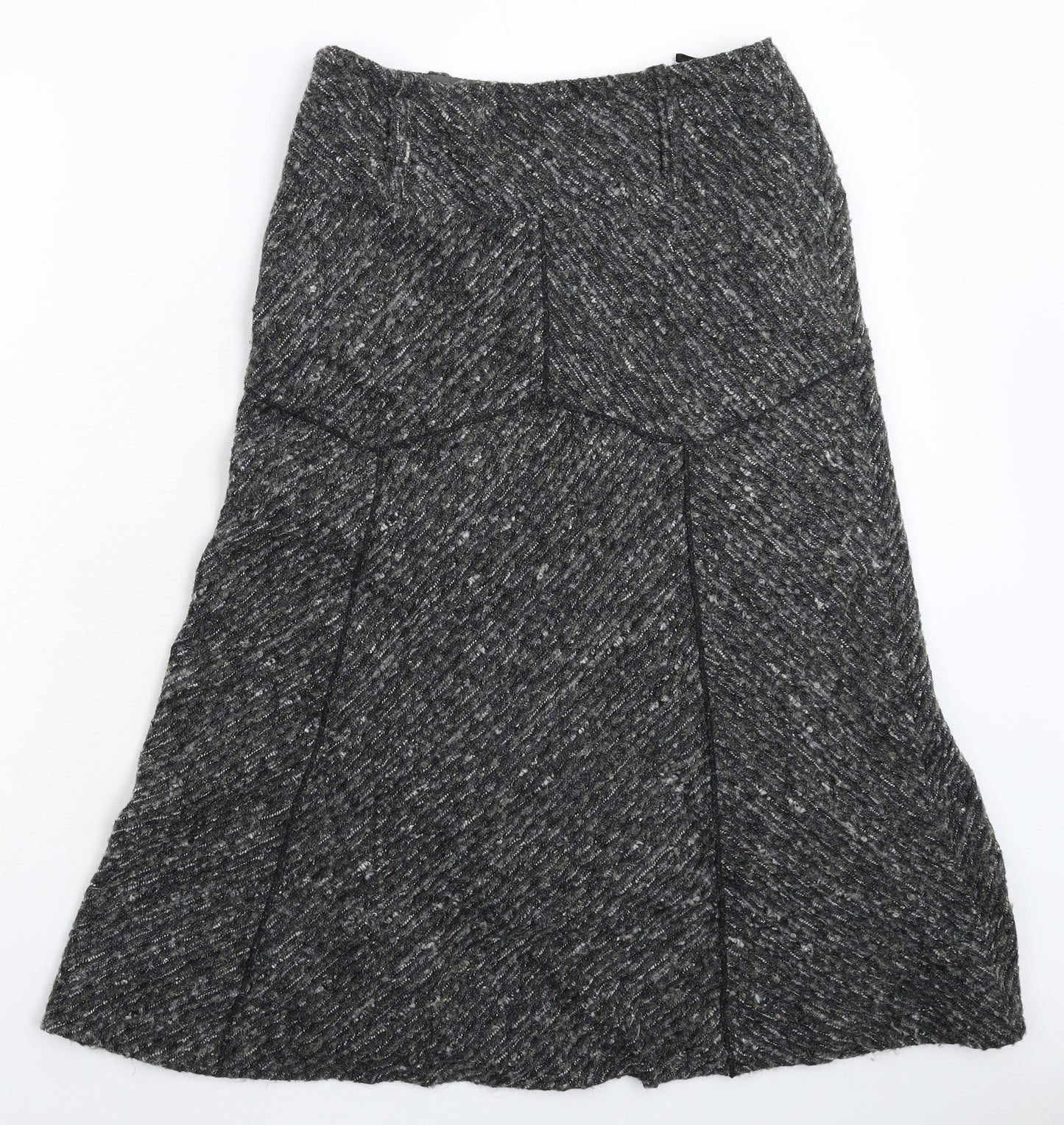 Marks and Spencer Womens Grey  Knit Maxi Skirt Size 10