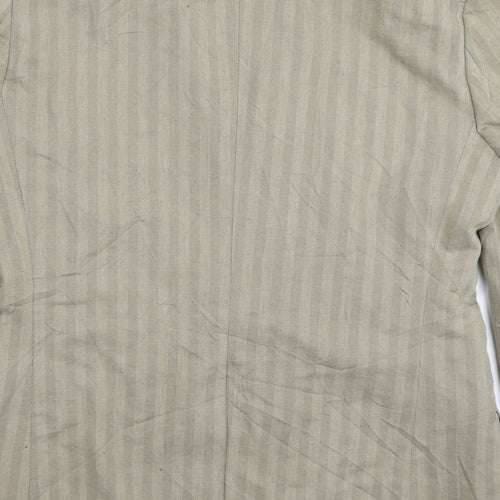 Crew Clothing Mens Grey Striped  Jacket Blazer Size 42