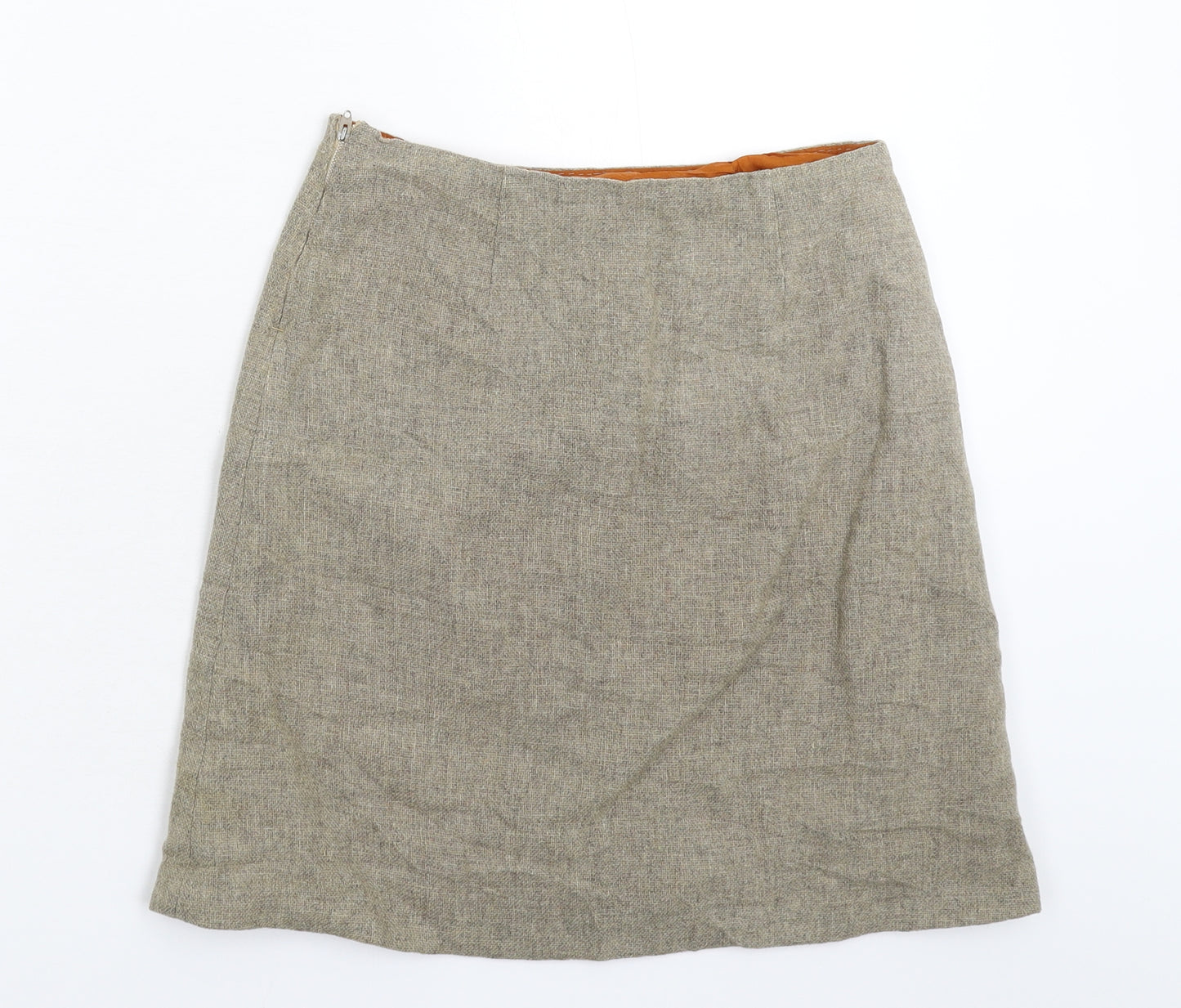 Preworn Womens Grey   A-Line Skirt Size 26 in