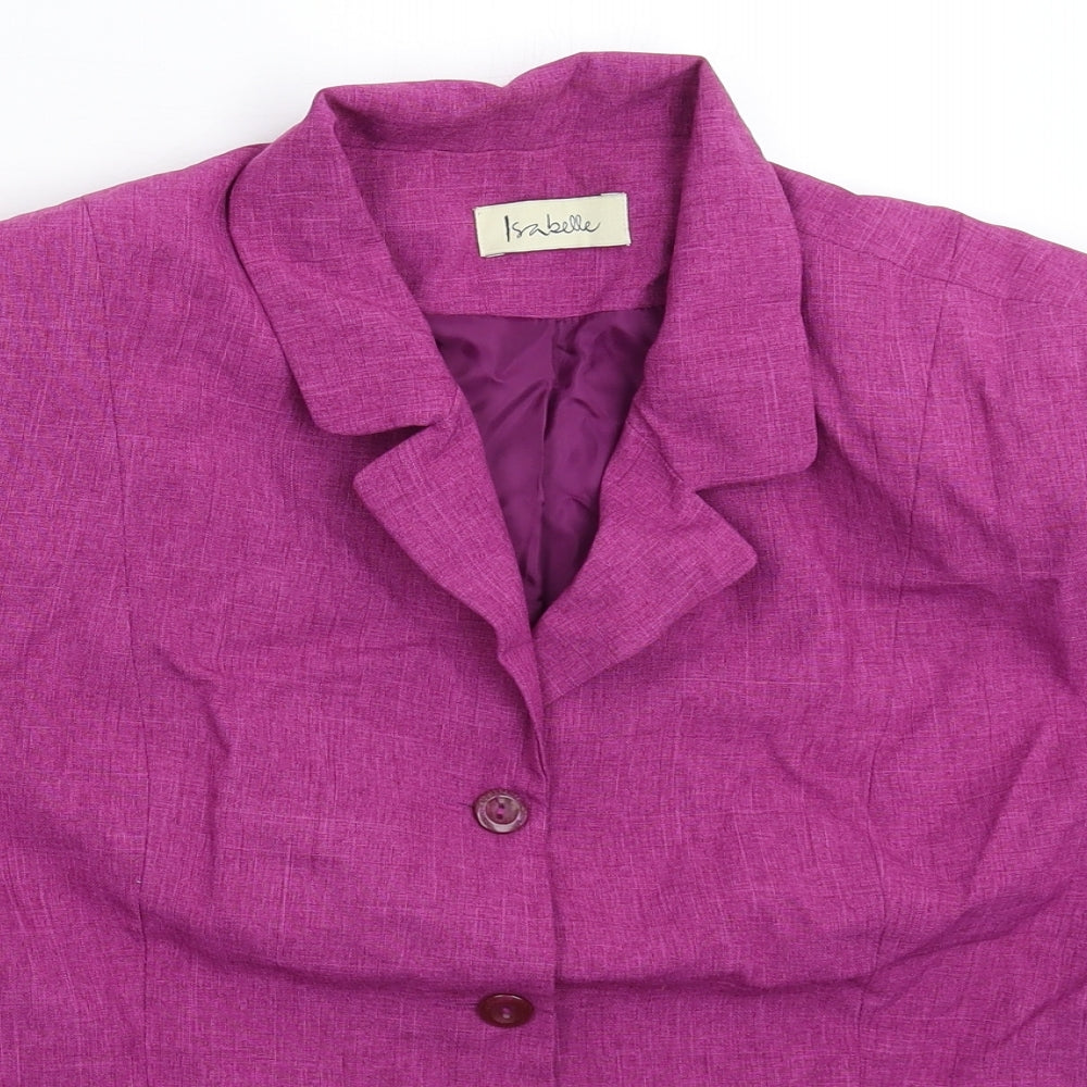 Isabelle Rose Collection Womens Pink   Jacket Blazer Size 16