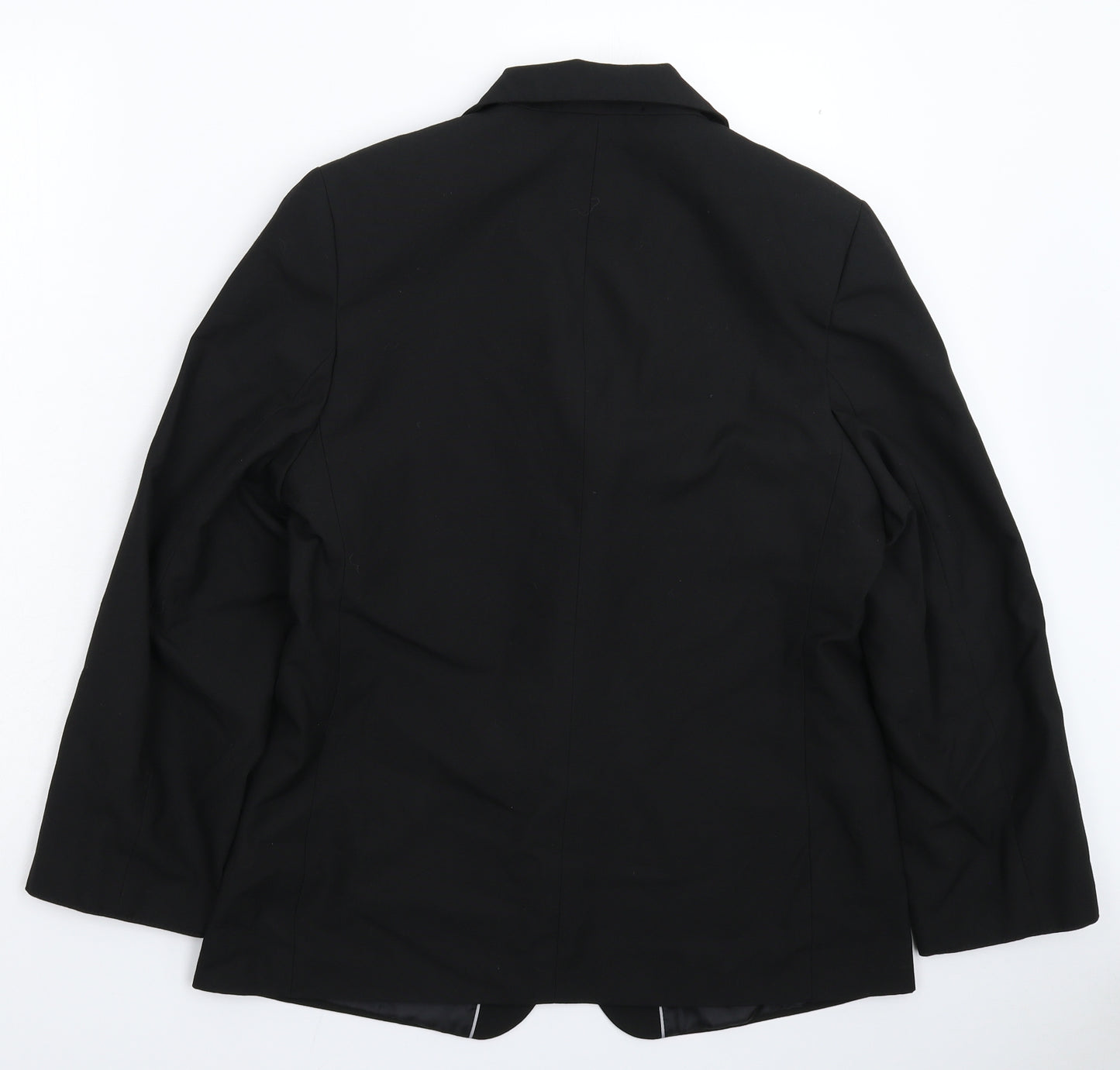 Marks and Spencer Girls Black   Jacket Blazer Size 16 Years  - Suit