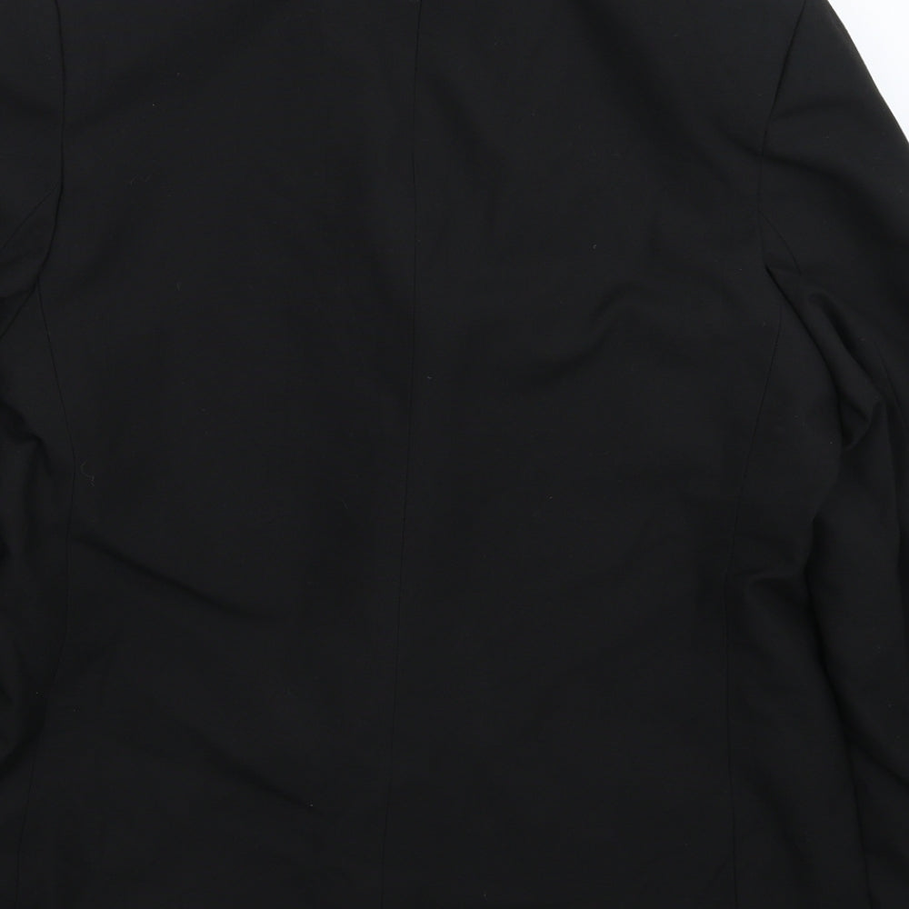Marks and Spencer Girls Black   Jacket Blazer Size 16 Years  - Suit