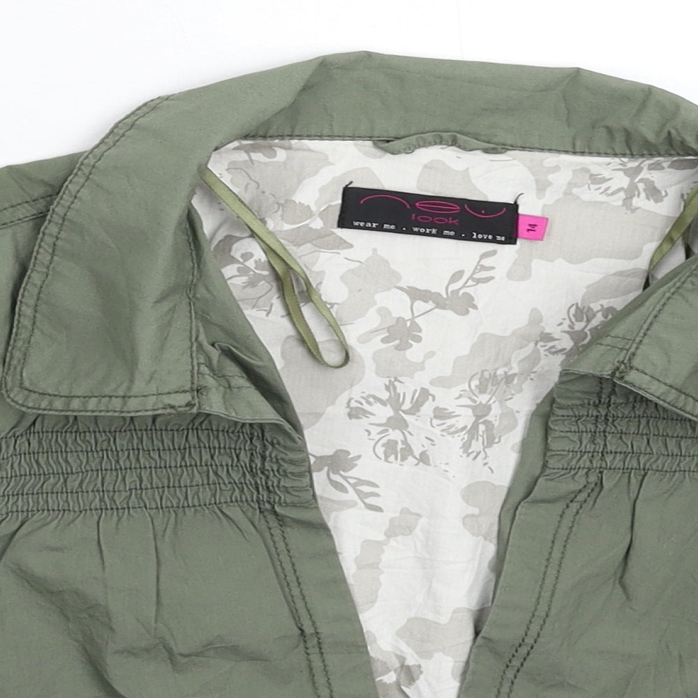 New Look Womens Green   Jacket Blazer Size 14