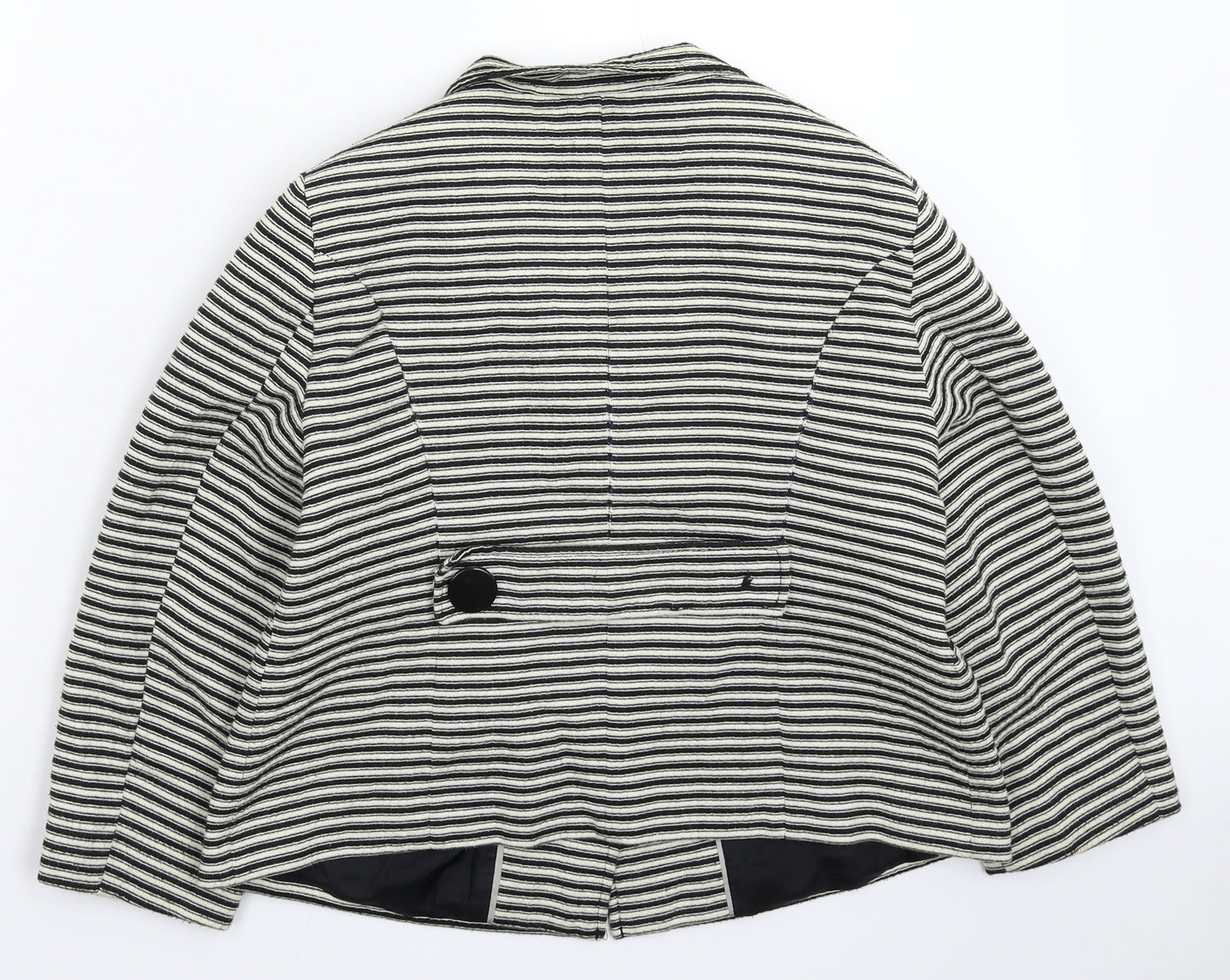 Principles Womens Multicoloured Striped  Jacket Blazer Size 14