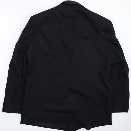 Burton Mens Black   Jacket Suit Jacket Size 46