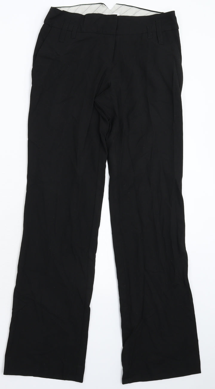 Promod Womens Black Trousers Size 8 L30 in