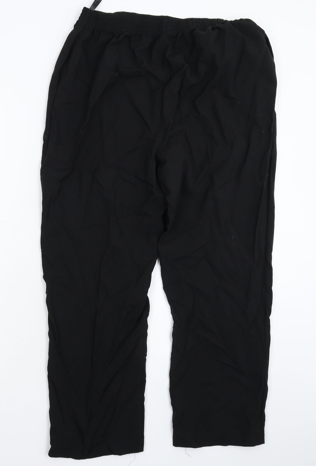 BHS Womens Black  Rayon Trousers  Size 16 L25 in
