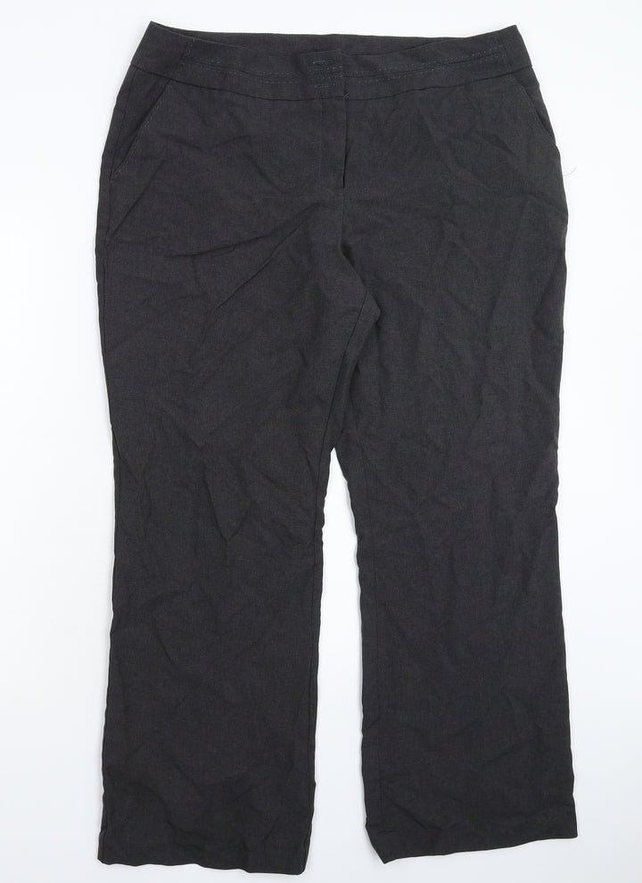 BHS Womens Grey   Trousers  Size 18 L28 in
