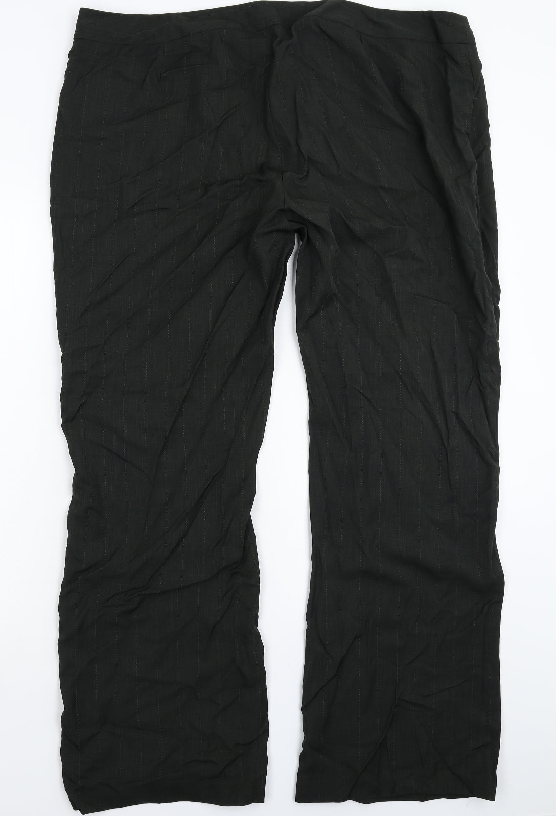 George Womens Grey Striped  Trousers  Size 22 L32 in