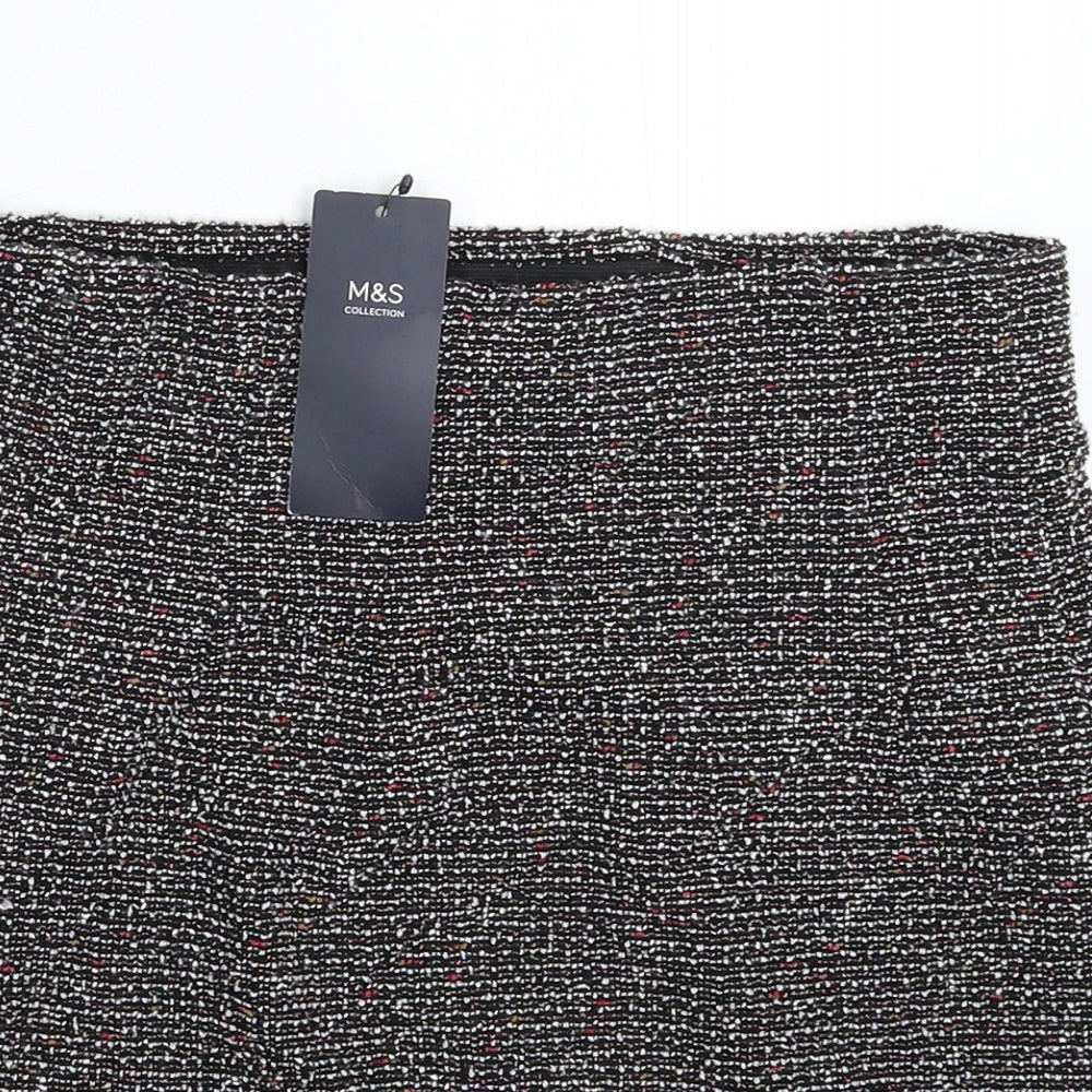 Marks and Spencer Womens Black   Mini Skirt Size 10