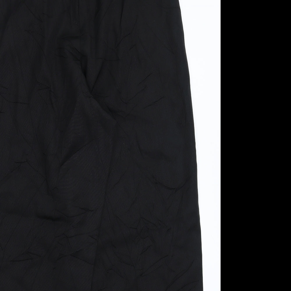 Yessica Womens Black   Trousers  Size 12 L28 in