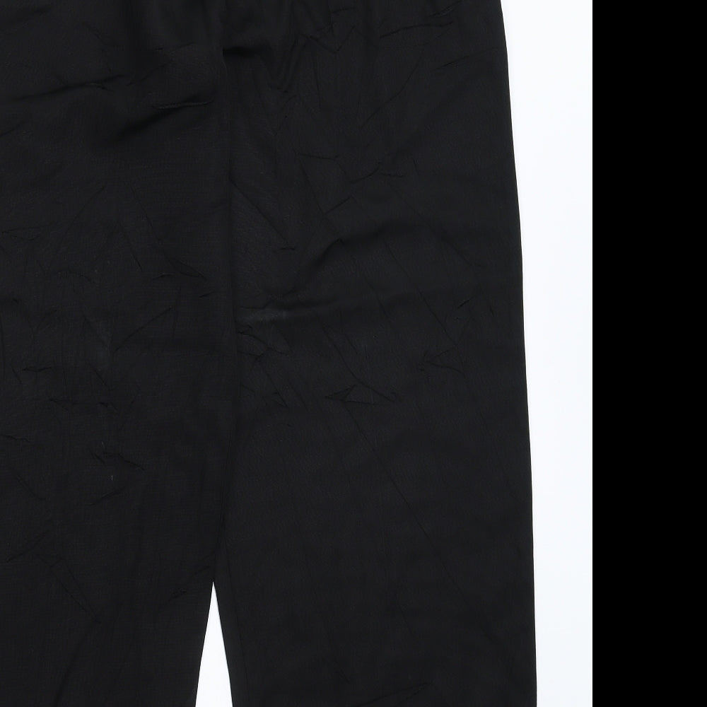 Yessica Womens Black   Trousers  Size 12 L28 in